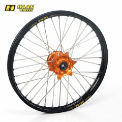Rueda completa Haan Wheels aro negro 16,5-3,50 buje naranja 1 35355/3/10 KTM 125 EXC 2003...