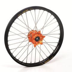 Rueda completa Haan Wheels aro negro 16,5-3,50 buje naranja 1 35655/3/10 KTM 125 EXC 2016...