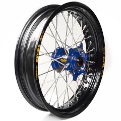 Rueda completa Haan Wheels aro negro 16-3,50 buje azul 1 85050/3/5 BMW 450 G450 X 2009...