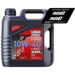 Botella de 4L aceite Liqui-Moly 100% sintético 4T 10W40 Street Race 20754